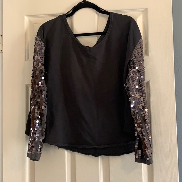 Free People Sweaters - Free People glitter sweatshirt